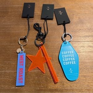 Starbucks Reserve Keychains (Set of 3)